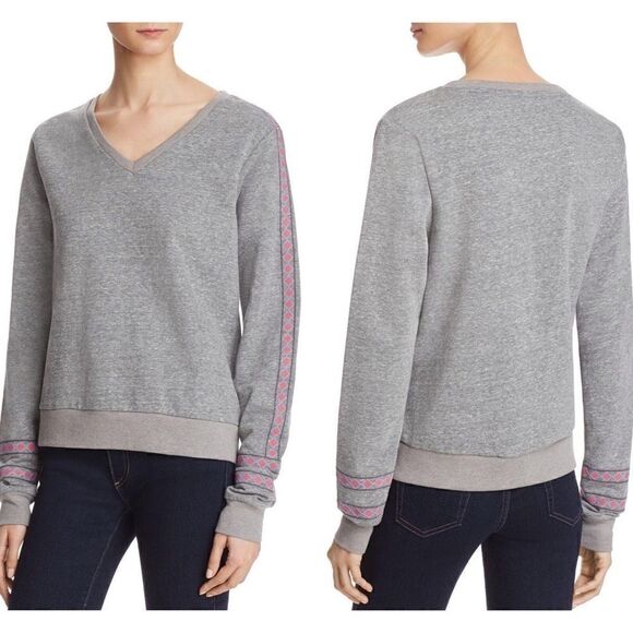 Rebecca Minkoff Women's Canyon  V cut Sweatshirt - Picture 1 of 7